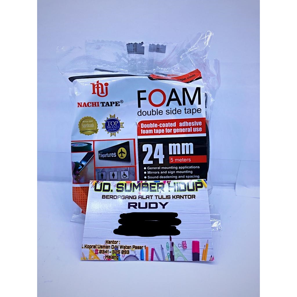 

Nachi Tape FOAM double Tape 24mm, 5 Meters