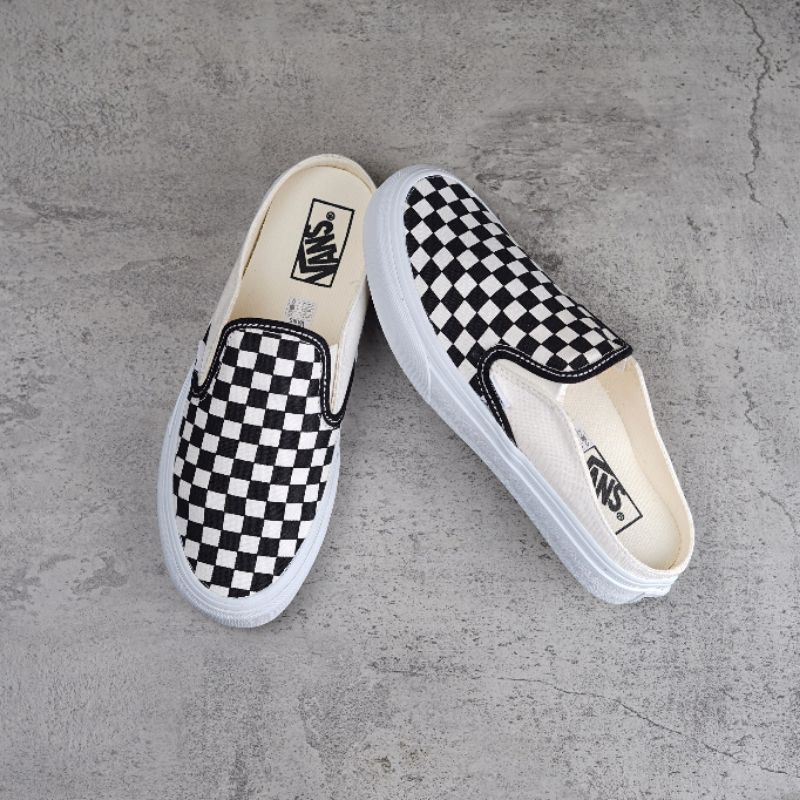 Vans Slip On Checkerboard Mule BW