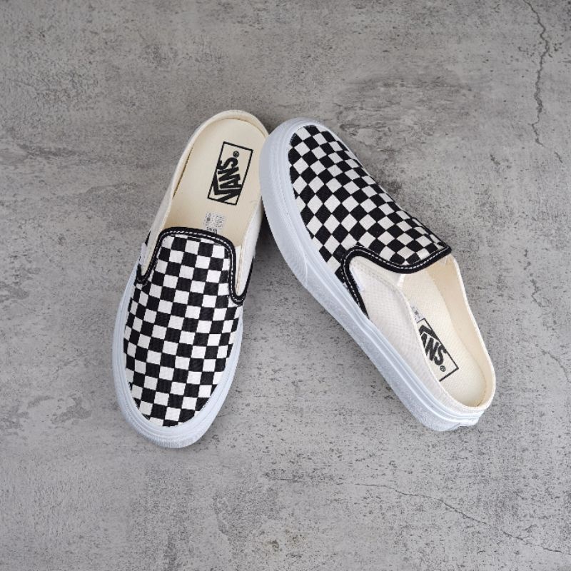 Vans Slip On Checkerboard Mule BW