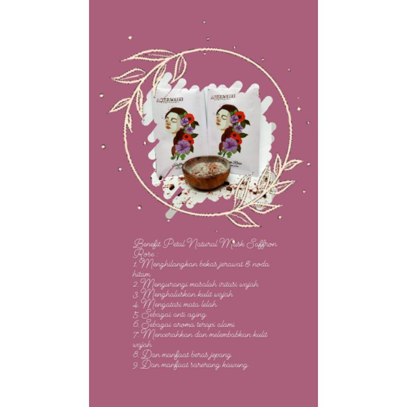 [DIST.MEDAN] MASKER PETAL BY ASEYORIKU. ID