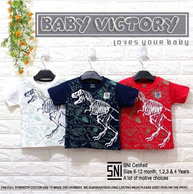 Baby Victory Kaos Oblong Harian Anak Grosir Murah Girl Boy