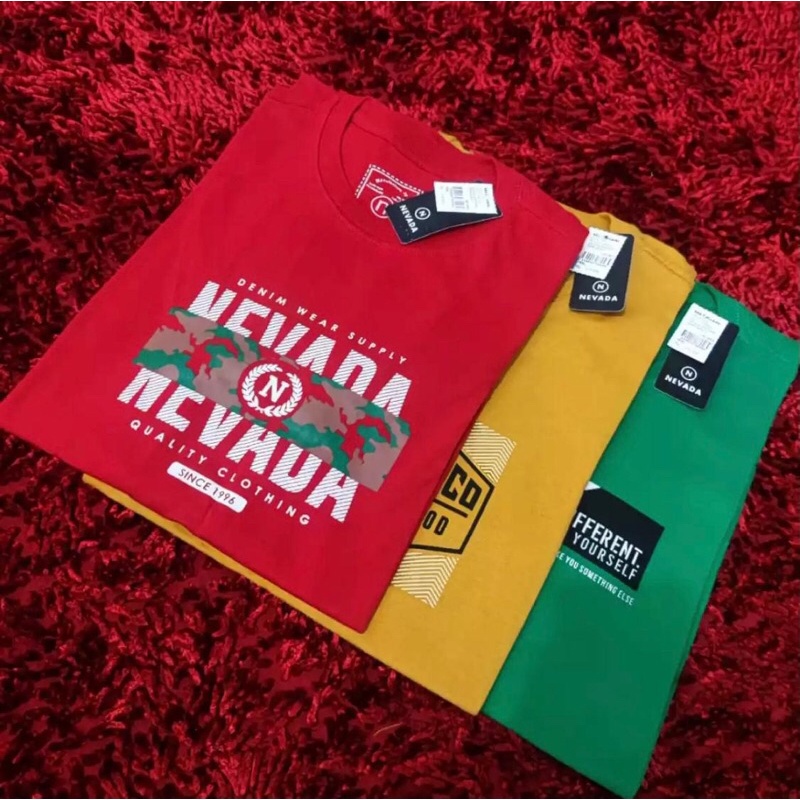 kaos nevada 3 pcs 100 rb | kaos distro pria | kaos pria | kaos distro | kaos | kaos wanita | baju ka