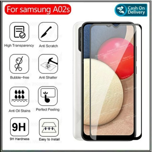 TEMPERED GLASS FULL HD SAMSUNG A02S NEW ANTI GORES KACA