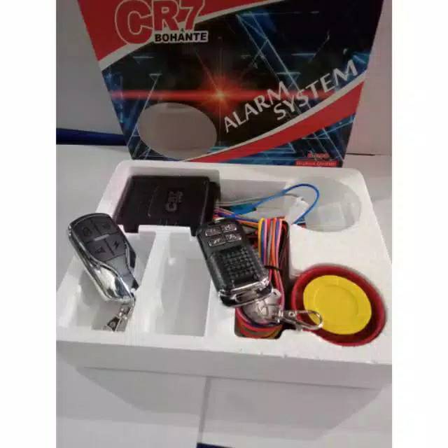 ALARM MOTOR REMOTE START STATER CR7 SETARA BHT PLUS SILENT MODE