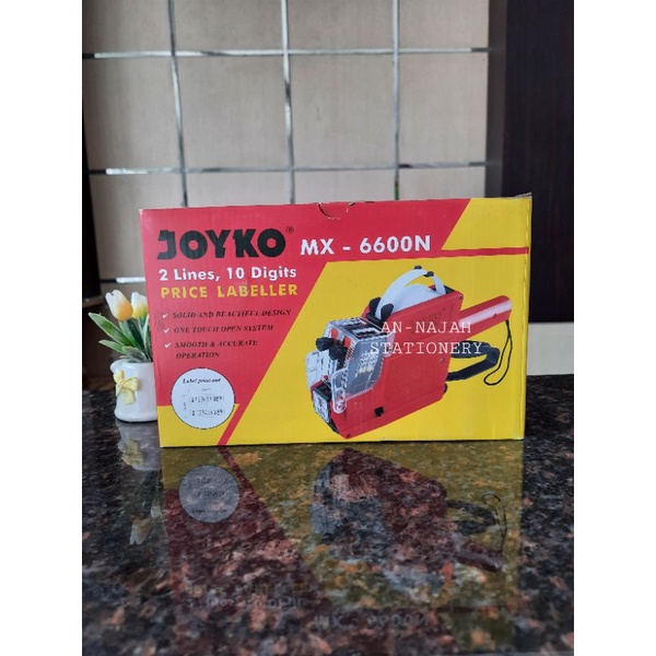 

MESIN LEBEL HARGA JOYKO MX 6600 N (2 BARIS ANGKA-ANGKA 10 DIGIT)