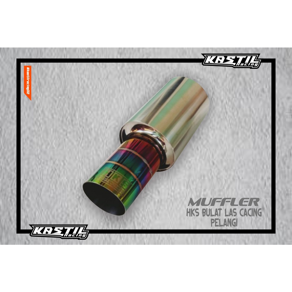 Knalpot HKS Pelangi Cacing Bass Racing Mobil Avanza Brio Pick Up READY