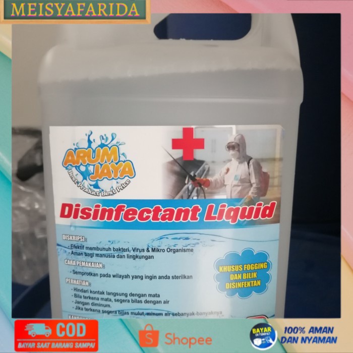 [TERBARU] Disinfectant Spray Fogging cairan disinfektan fogging 5 liter