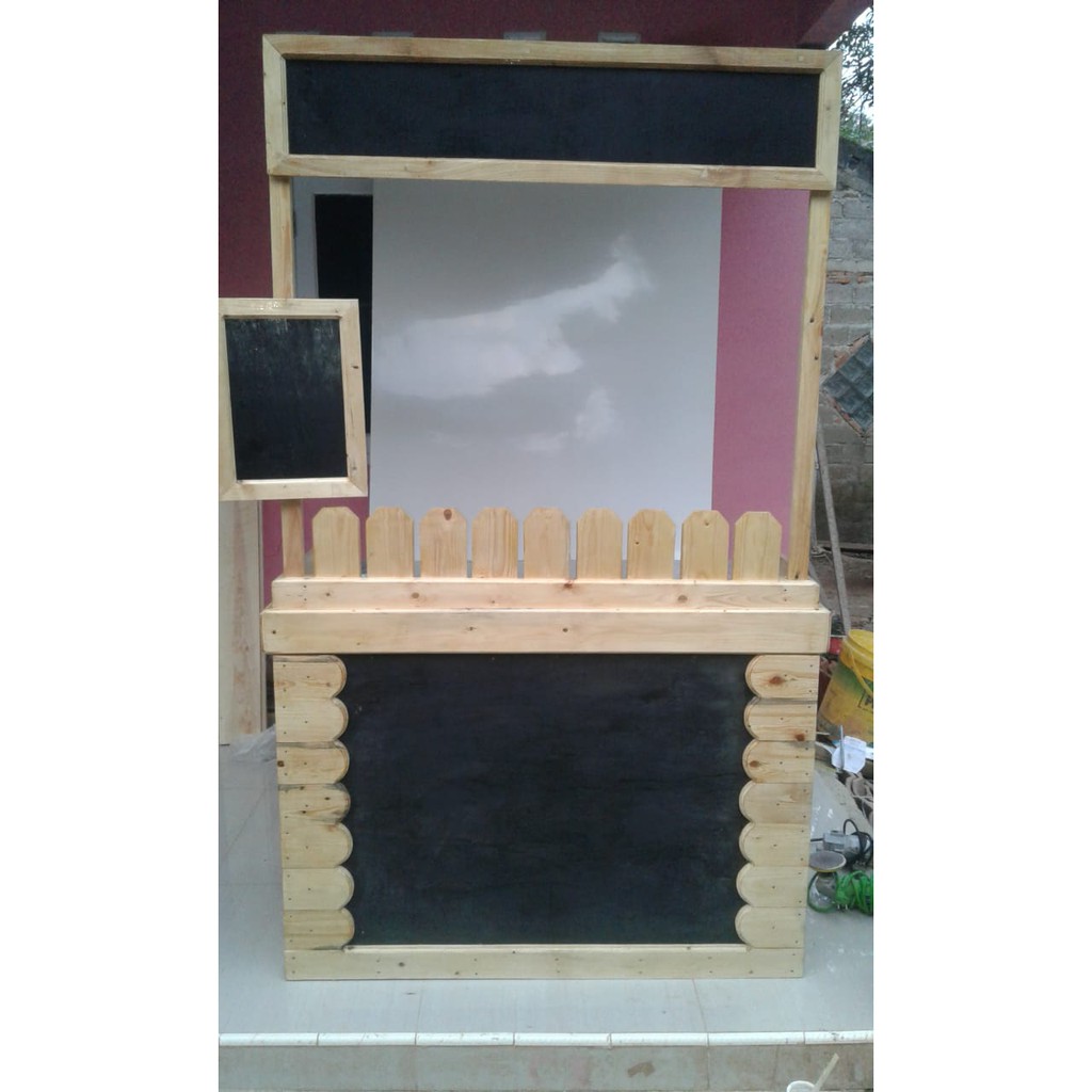 Gerobak / Booth Portable Bahan Kayu