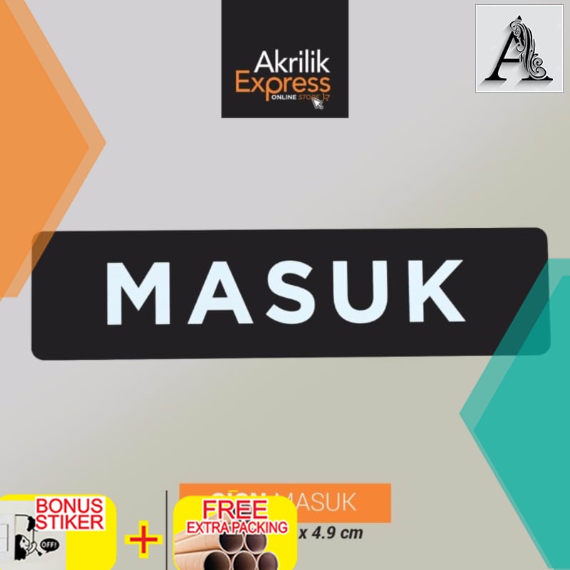 

Murah Sign masuk / Signage acrylic / Sign akrilik