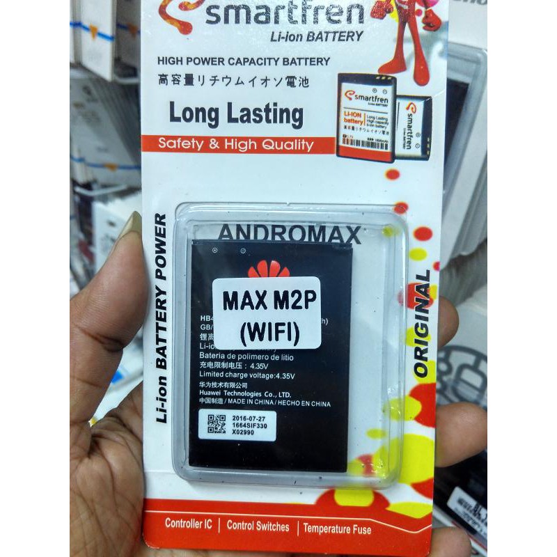 Baterai Modem Smartfren MIFI Andromax M2P Original WIFI | Batre, Batrai, Battery