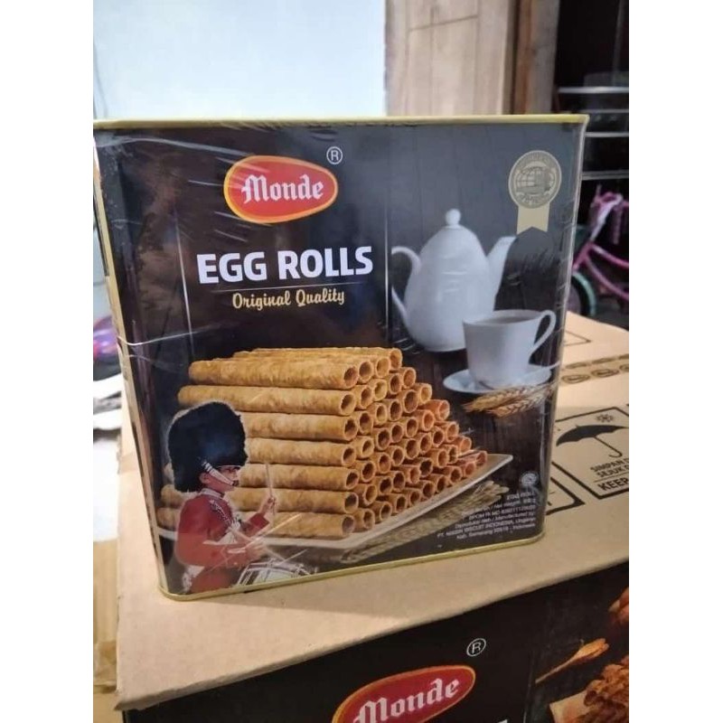 Egg Roll Monde Kemasan Kaleng 600gr Murah Shopee Indonesia