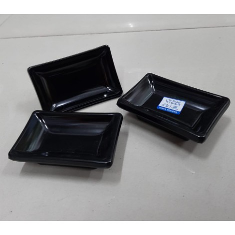 ORIENTAL SAUCE PLATE/ TEMPAT SAUS MELAMIN TEBAL ONYX
