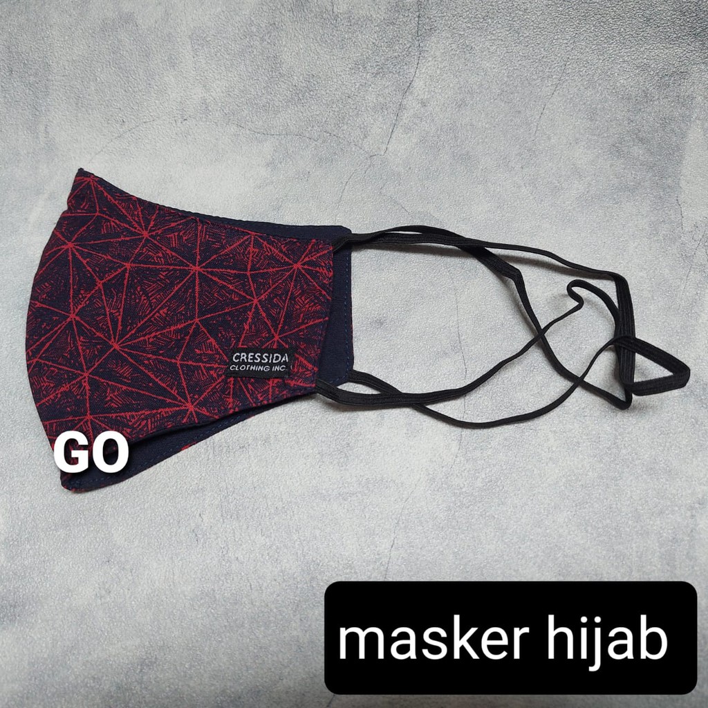 BB CRESSIDA MASKER Hijab Masker Dewasa Katun 100% Original