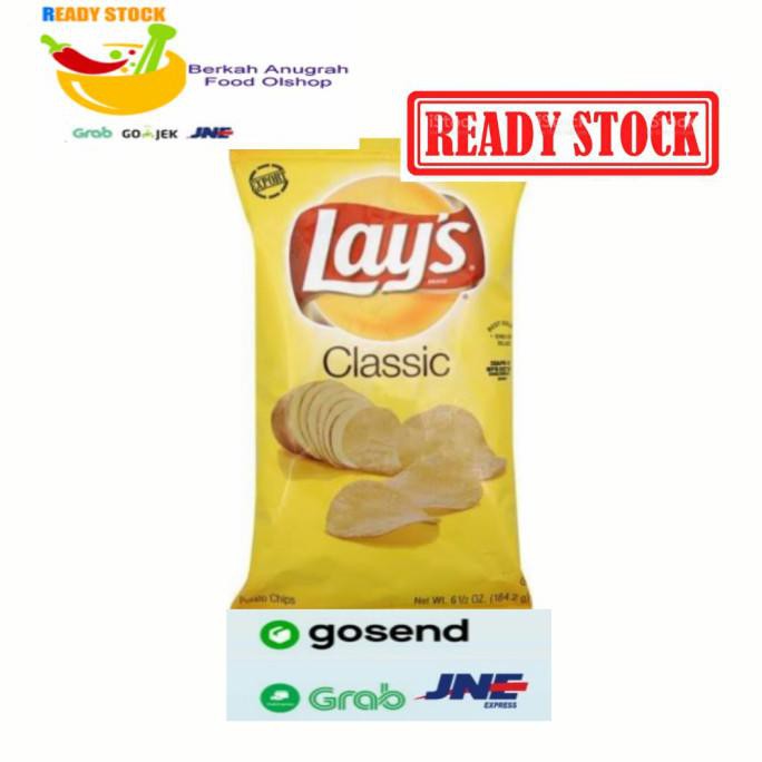 

TERLARIS LAYS CLASSIC POTATO CHIPS 6.5 OZ 18.4G