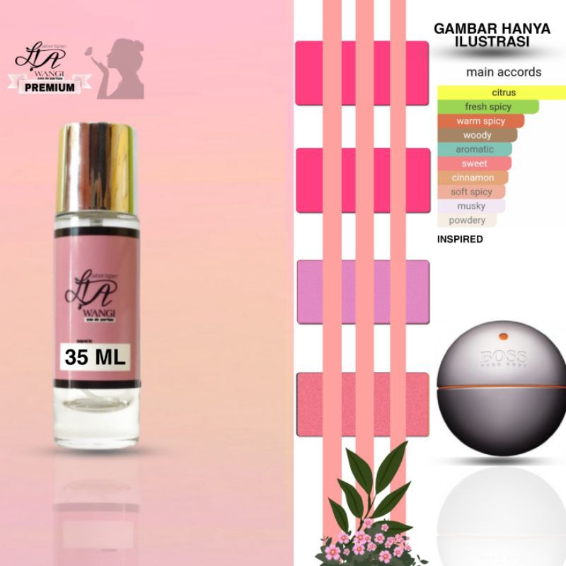 BOSS IN MOTION HUGO BOSS//REFILL LIA WANGI