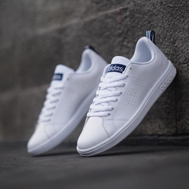 Sepatu Ads Neo Advantage White Navy Original Indonesia Bnwb Sneakers Pria Dan Wanita