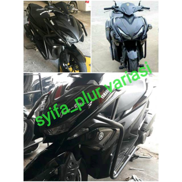 Crashbar tubular Aerox 155 adventure