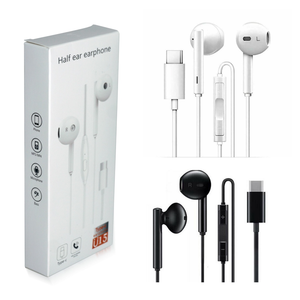 Headset Type C Earphone In Ear Bass headset Android Original/Headset Earphone Type C Stereo