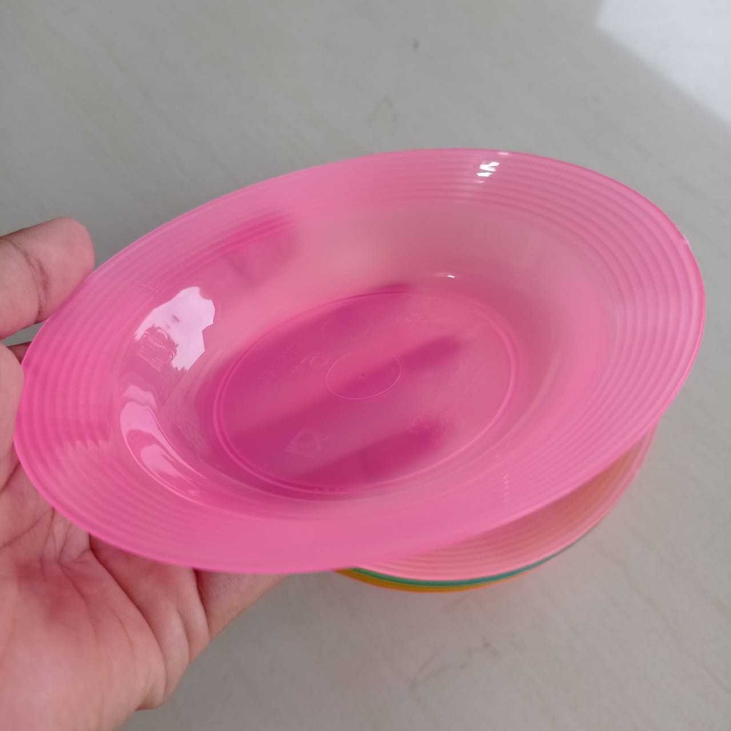 1 Lusin Piring Kecil Tatakan Gelas / Piring Kue Piring Lepek / Piring Plastik Mini