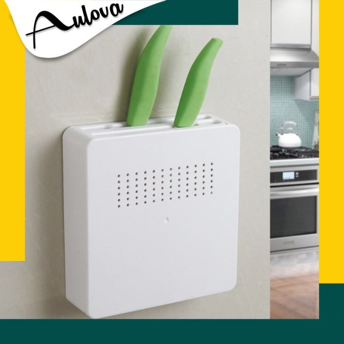 Rak Tempat Pisau Tempel Peralatan Masak dan Perlengkapan Dapur Unik G2