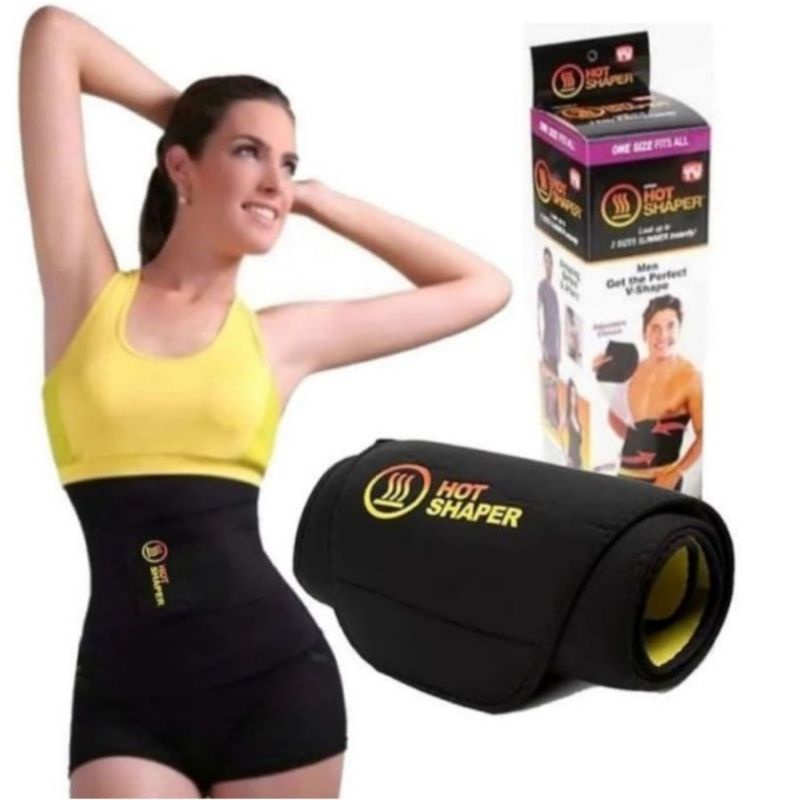 Pelangsing Perut Buncit Pria Wanita Hot Shapers Waist Man Unisex Korset Pelangsing Perut Korset Pengecil Perut korset Pembakar Lemak