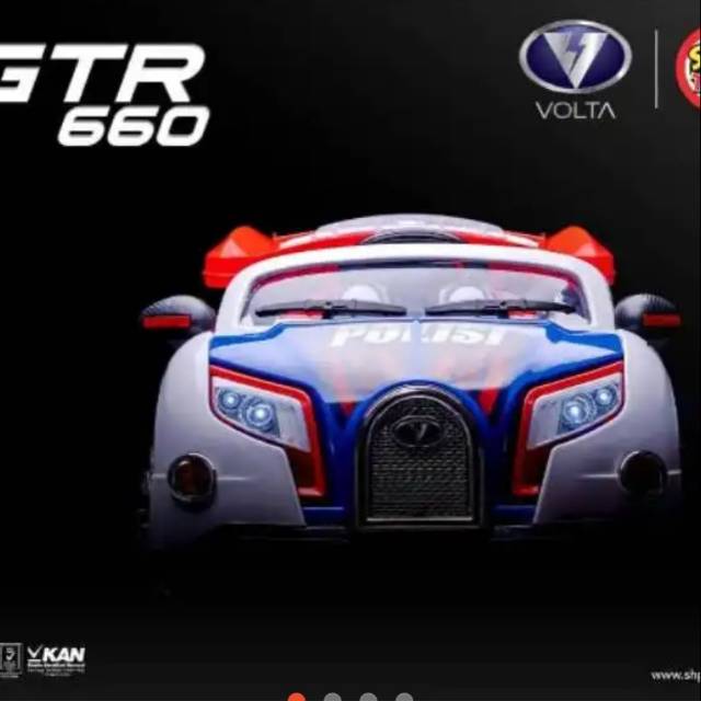 Mainan Anak Mobil Aki GTR 660 POLISI