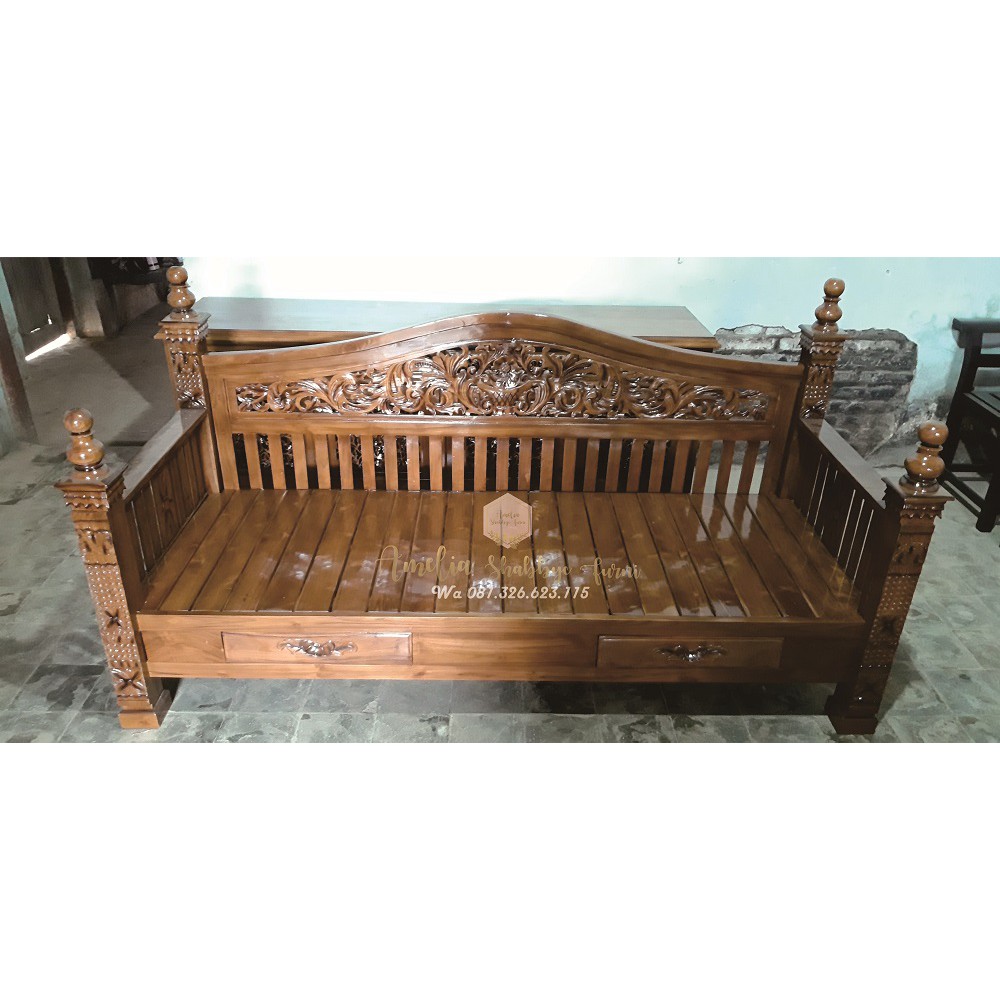 Bale-bale Rahwana 200x100 cm Kayu Jati