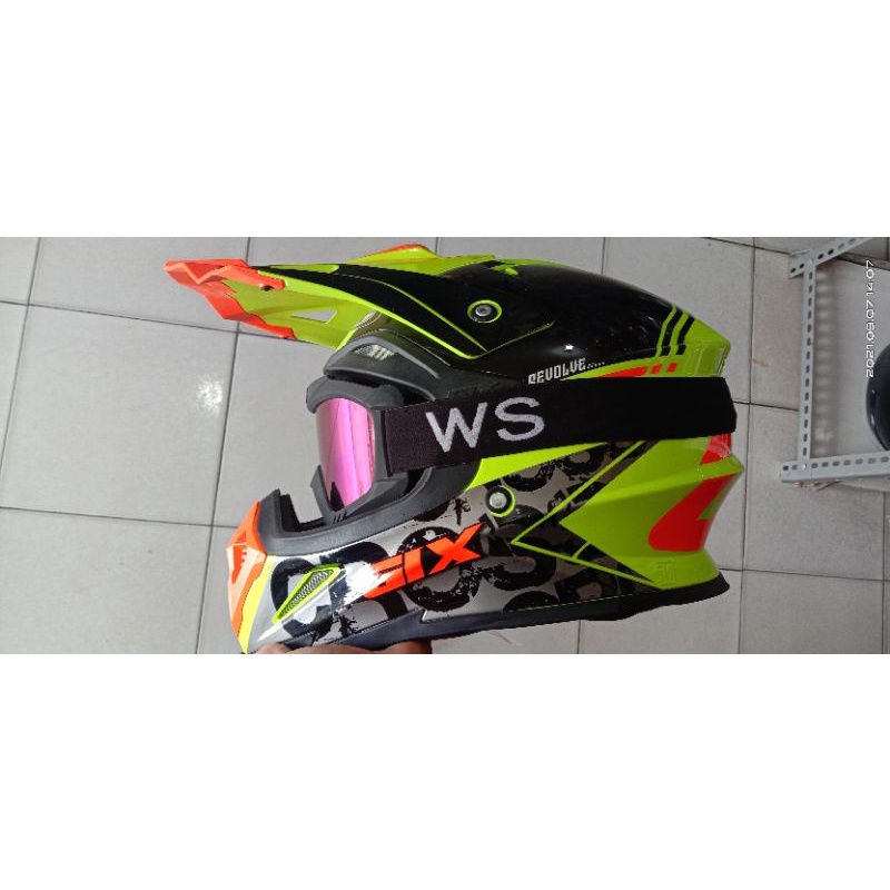 HELM CROSS GIX SET GOGLE WS