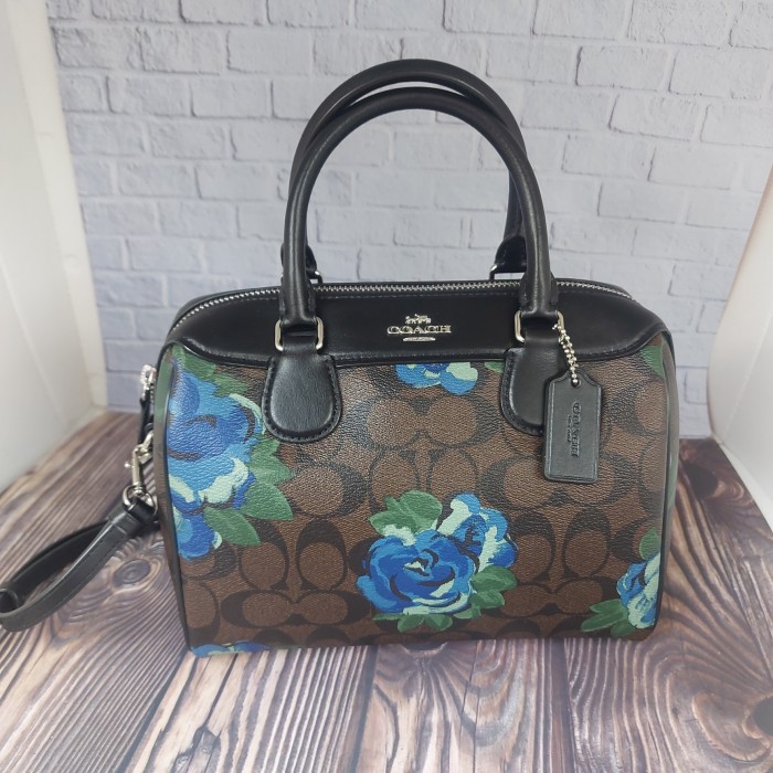 TAS WANITA BRANDED ORIGINAL - COACH MINI BENNET FLORAL MULTI