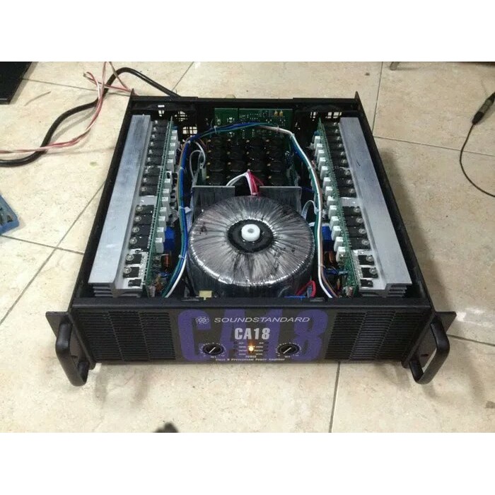power amplifier soundstandar ca 18 ca18 body panjang