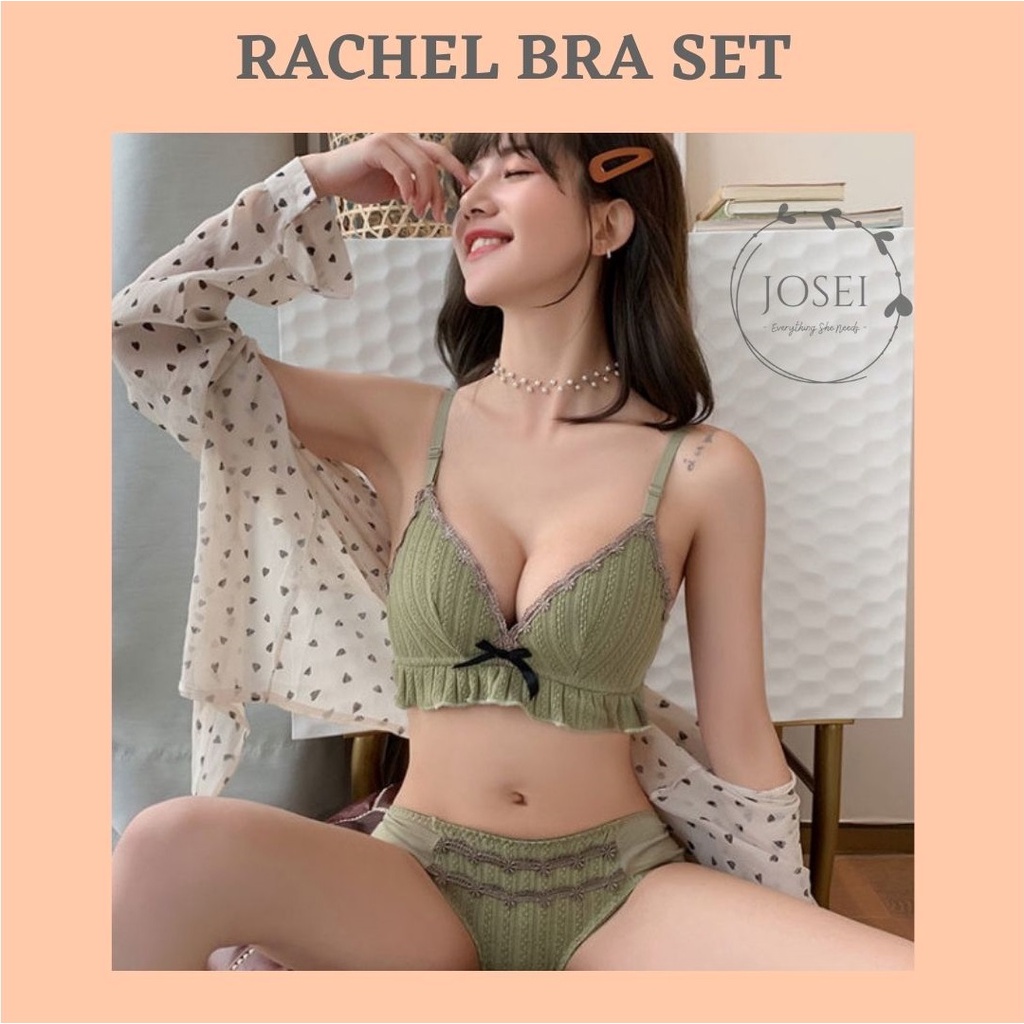 RACHEL Bra Setelan Import - Bra + CD Wanita - Daleman wanita & Celana dalam wanita sexy