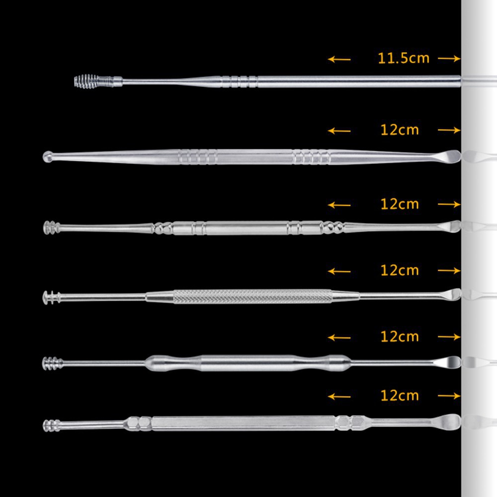 GS78 Biutte.co Set Pembersih Telinga Korek Kuping 6 PCS Alat Perawatan BA35 Sumifun