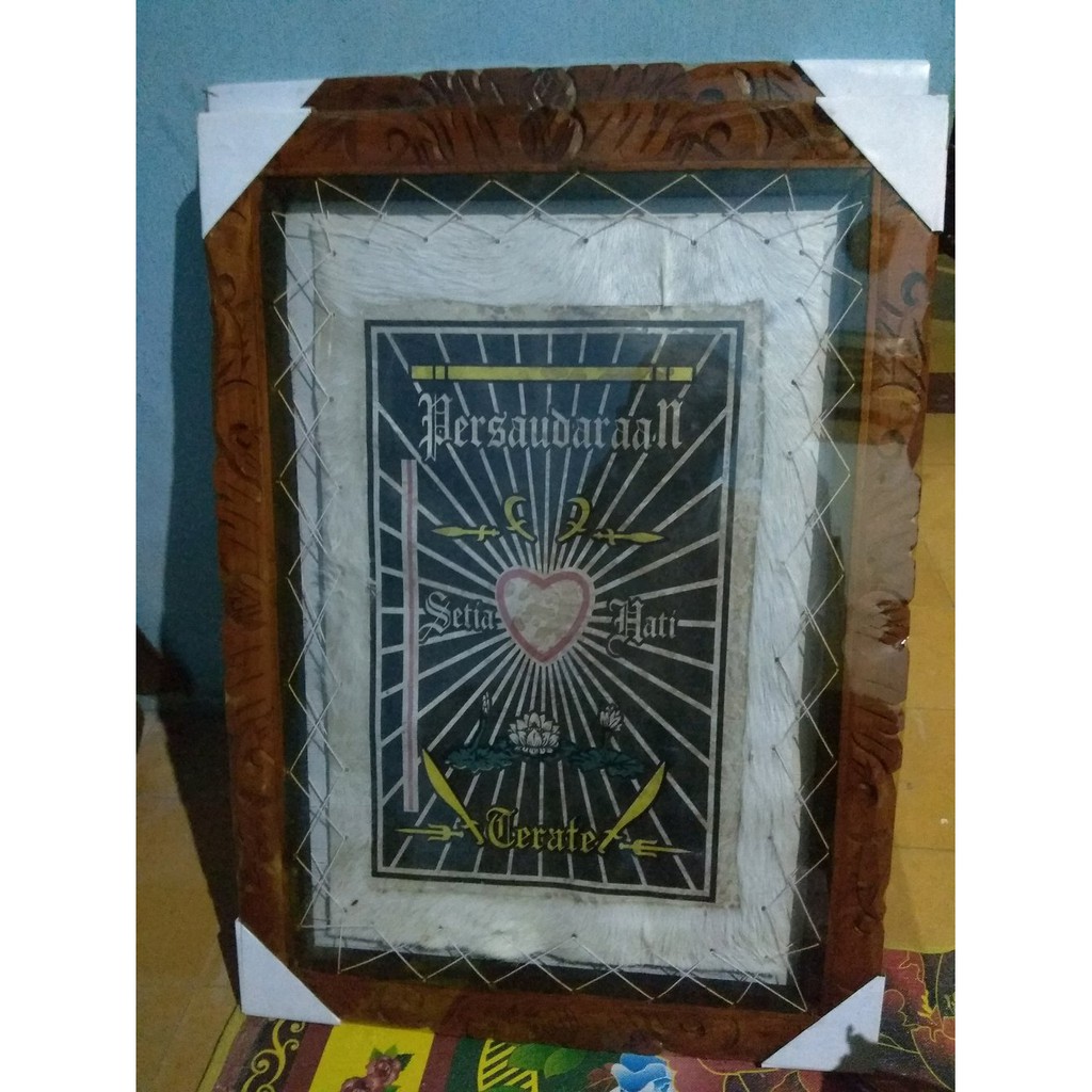 pigura psht kulit asli besar Terbaik