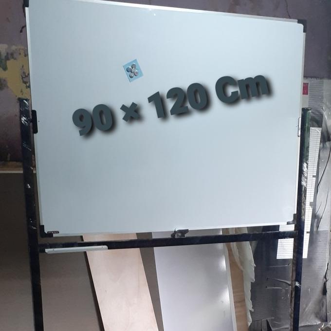 

white board magnetic standing 90 120 Cm