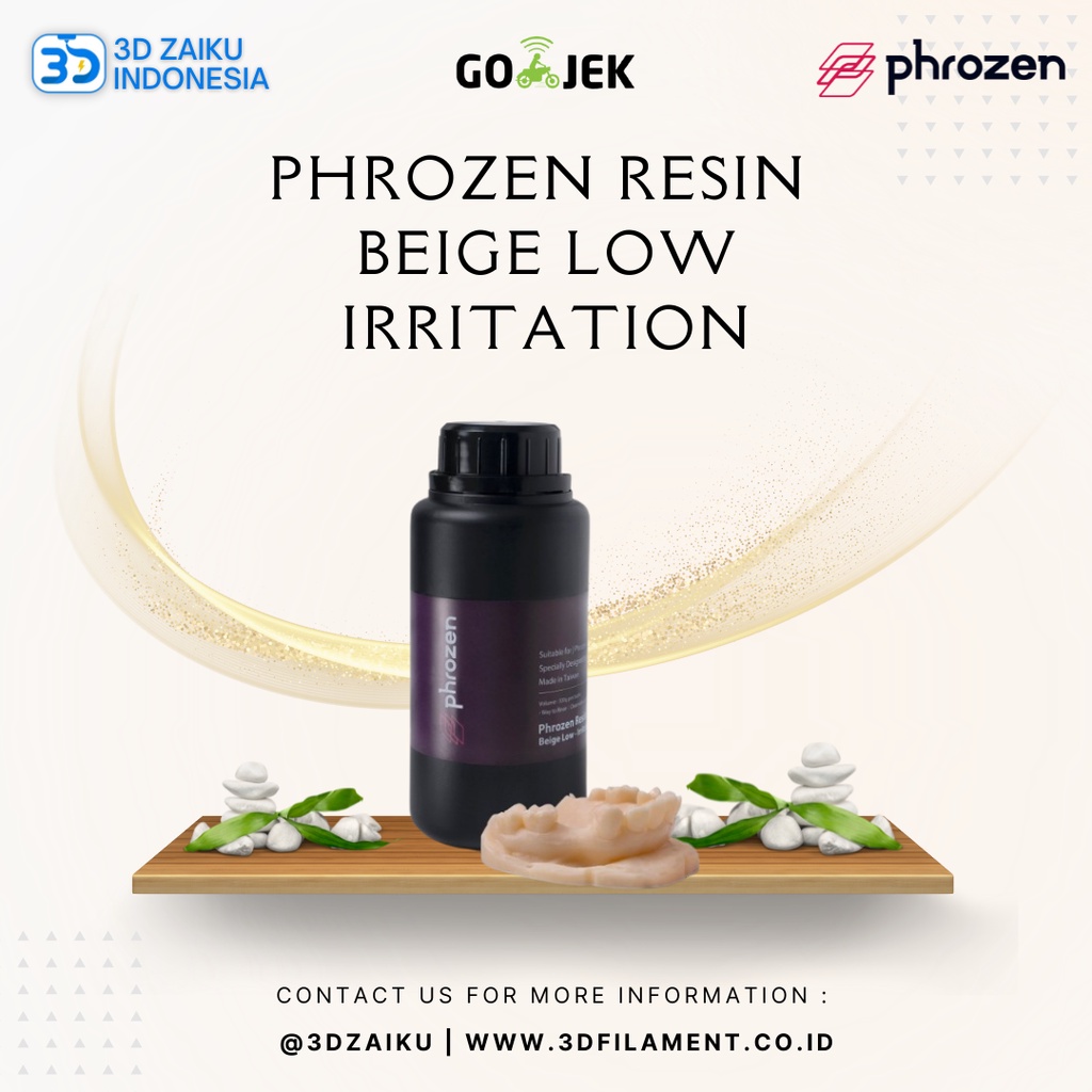 Original Phrozen Resin Beige Low Irritation with Low Shrinkage Detail