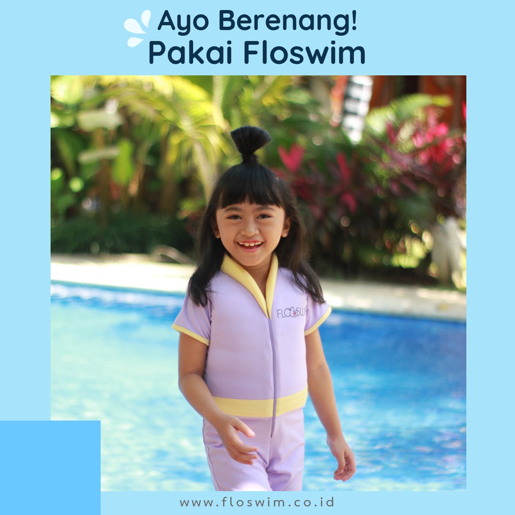 CuddleMe FloSwim Baju Renang Pelampung Anak Kids Flo Swim Floating Swimsuit