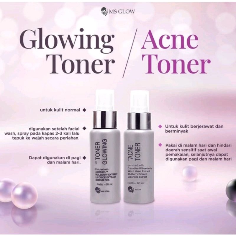 MS GLOW GLOWING/ACNE TONER