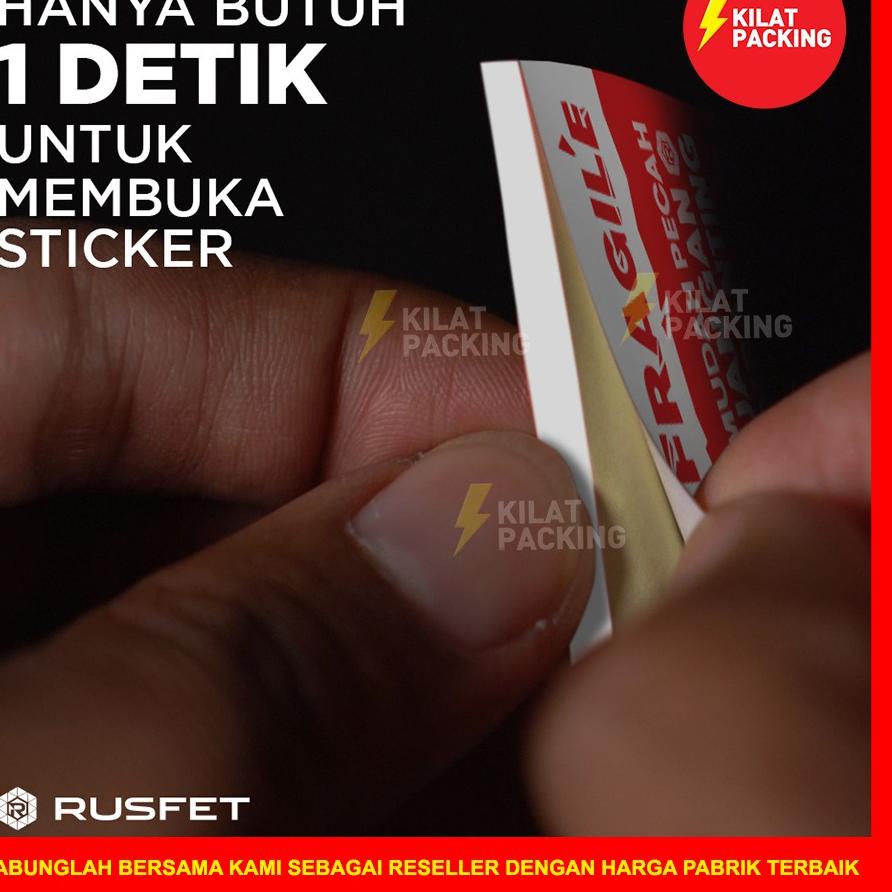 

Flash Sale - Sticker Unboxing +FRAGILE Rusfet Label Tempelan WAJIB VIDEO UNBOXING | Stiker Online Shop /PACK !!