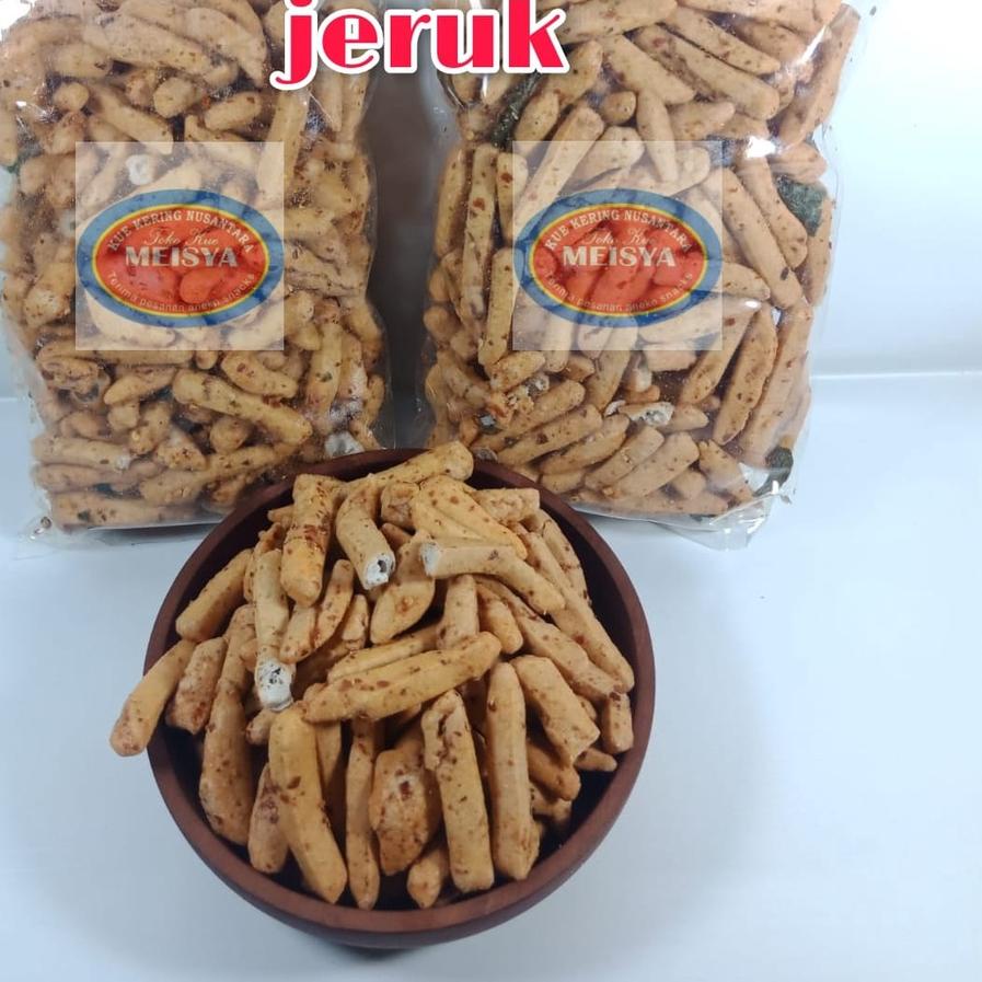 

Gratis ongkir|LR34|Basreng Stik Varian Pedas Daun Jeruk 250 Grm