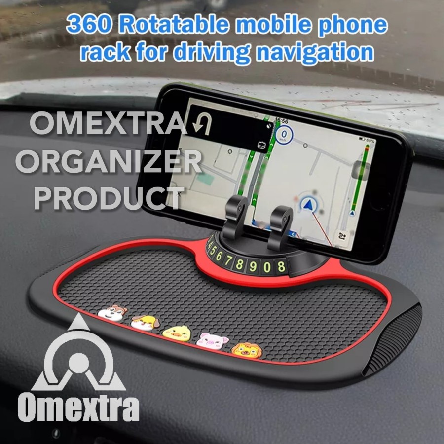 Anti Slip Pad Rotate Phone Holder Indomextra Tatakan Dashboard Karpet hp