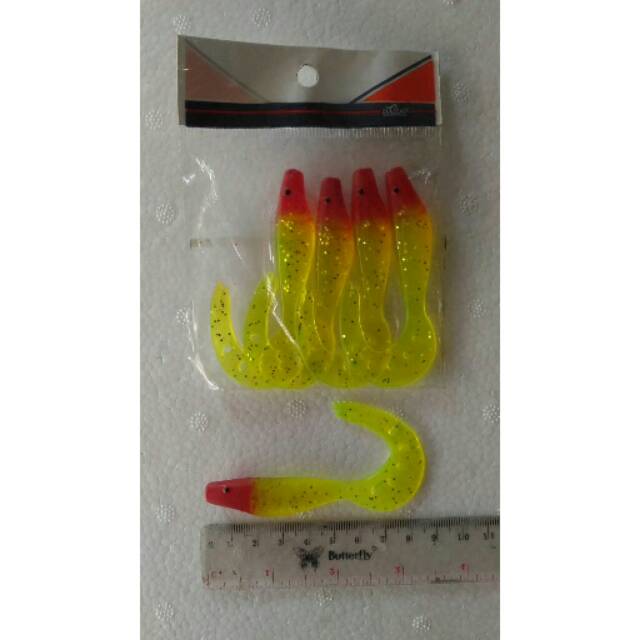 UMPAN IKAN DAIDO KARET DAIDO SOFT LURE UMPAN CACING UMPAN KARET DAIDO WORM UMPAN IKAN UMPAN SUNGAI U