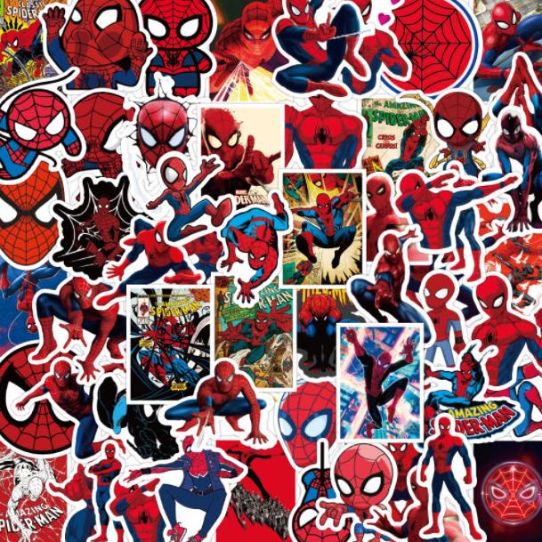 

(BISA COD) S56 STICKER 50 PCS SPIDERMAN DESIGN PROMO SPECIAL Kode 968