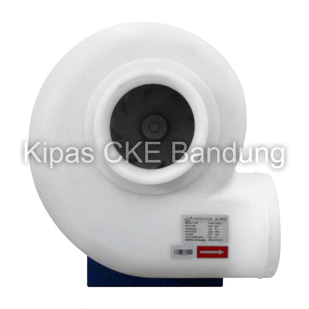 Centrifugal Fan CKE 14.4 Inch CF-PP/FD360/0.37KW-NO Blower Keong Sirkulasi Udara Pabrik Gudang Resto
