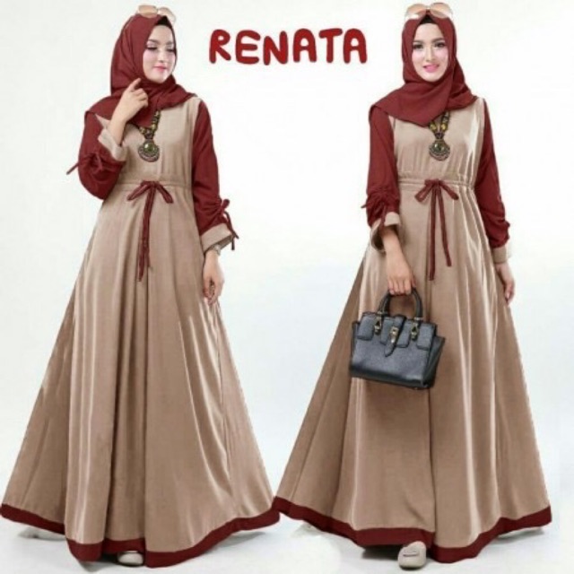 Gamis Renata/ Renata Dress Moscrepe