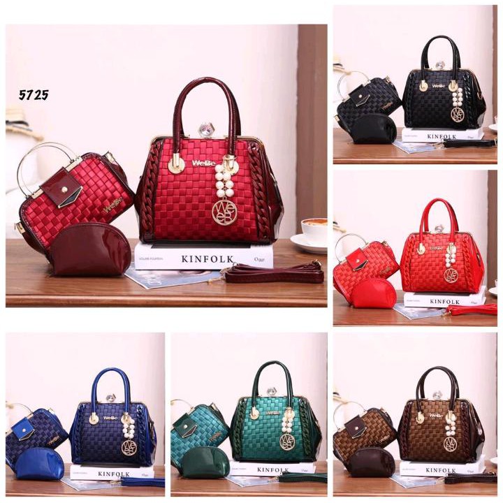Webe Behel Ring 57255 DEN set 3in1 TAS IMPORT WANITA