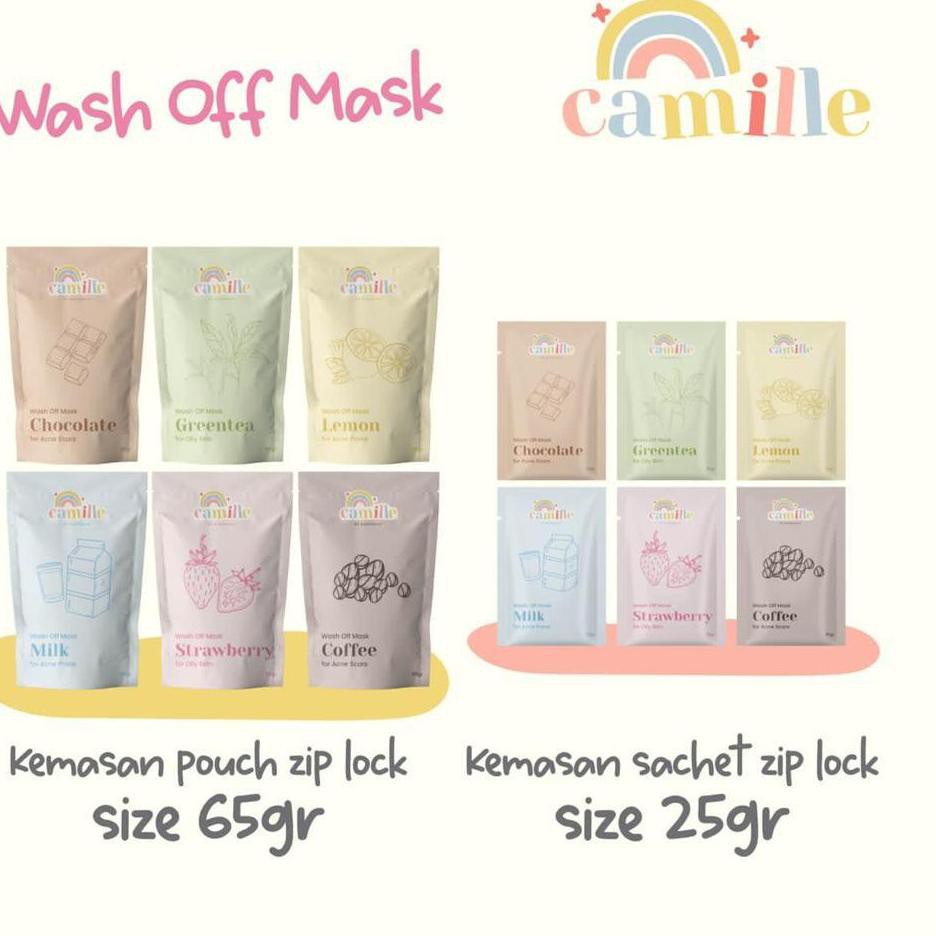 Termurah dan terbaik >> READY SIAP KIRIM  CAMILE BEAUTE MASKER |CAMILE BEAUTY 25 GR & 65 GR MASK |