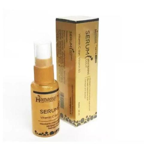 Serum Whitening GOLD | Pemutih Badan Wajah Tangan Kaki Ampuh Cepat Aman BPOM