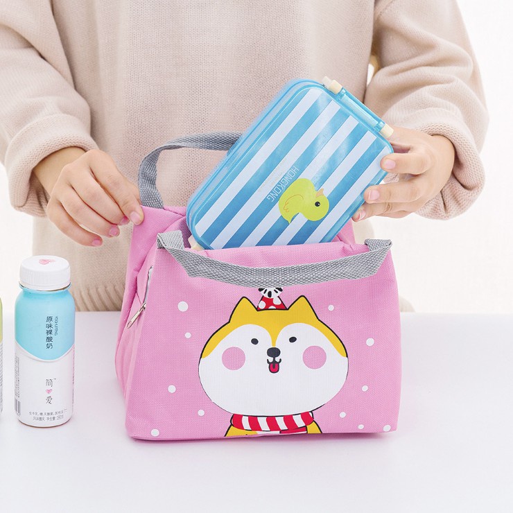 OVERFLOWS.ID LUNCH BAG KARAKTER BARU - TEMPAT SIMPAN BEKAL - COOLER BAG / TEMPAT BEKAL MAKAN