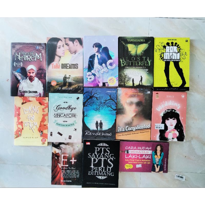 OBRAL BUKU NOVEL | NOVEL REMAJA | NOVEL DEWASA | MURAH