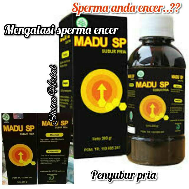 MADU SP  SUBUR PRIA MENGATASI SPERMA ENCER TERBUKTI  BPOM